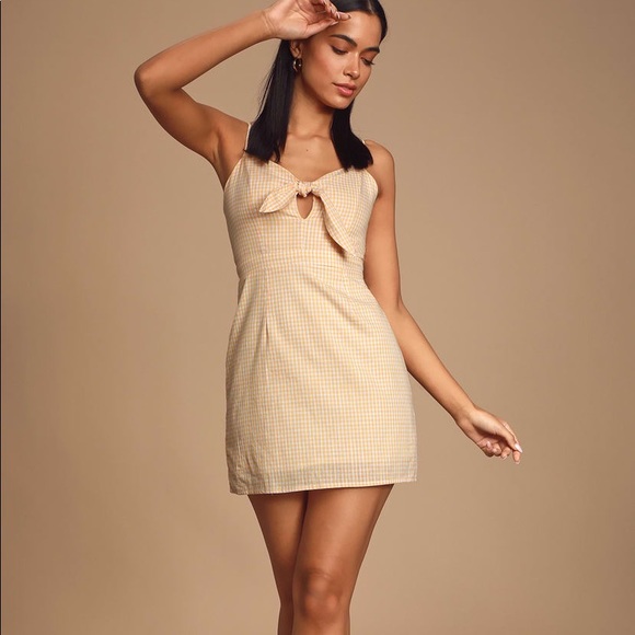 lulus gingham dress